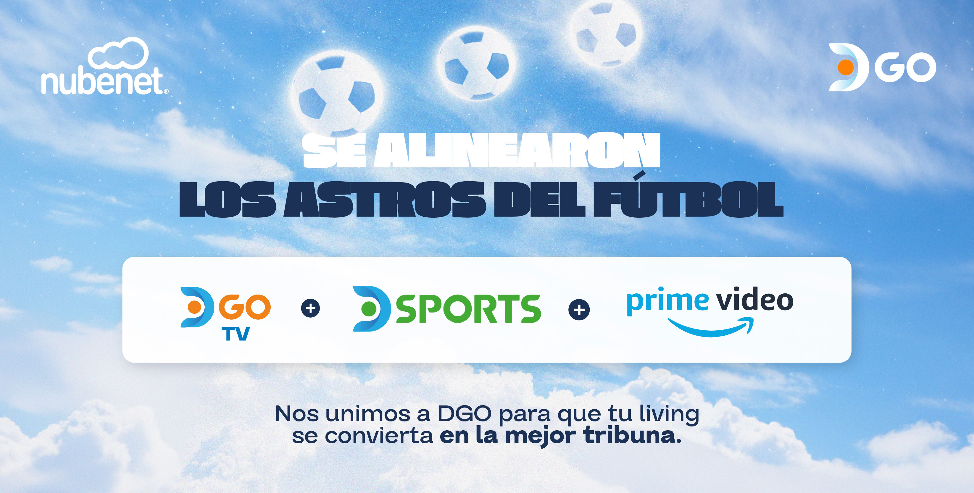 Se alinearon los astros del fútbol — DGO TV + DSPORTS + Prime Video